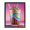 Stupell Industries Rainbow Hued Milkshake Floating Frame Design by Tabz Jones